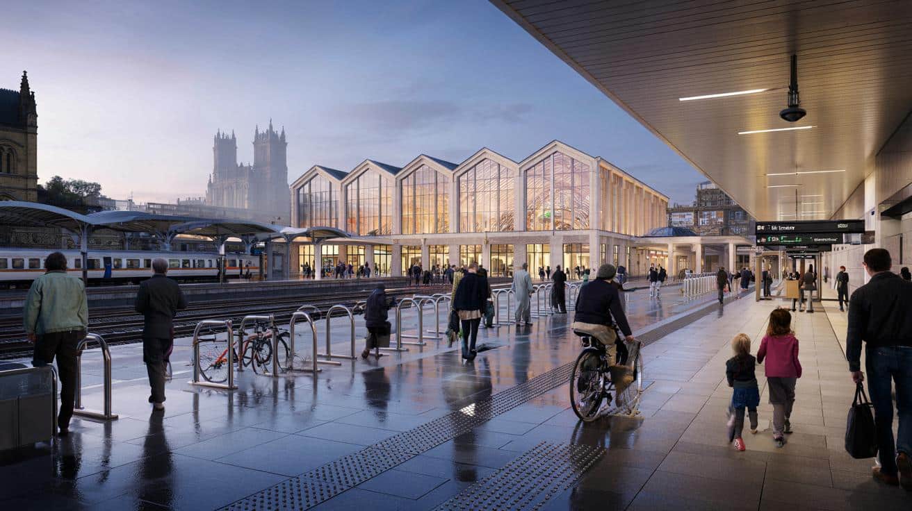 New English train station unveiled for first time in £120m boost for historic city
