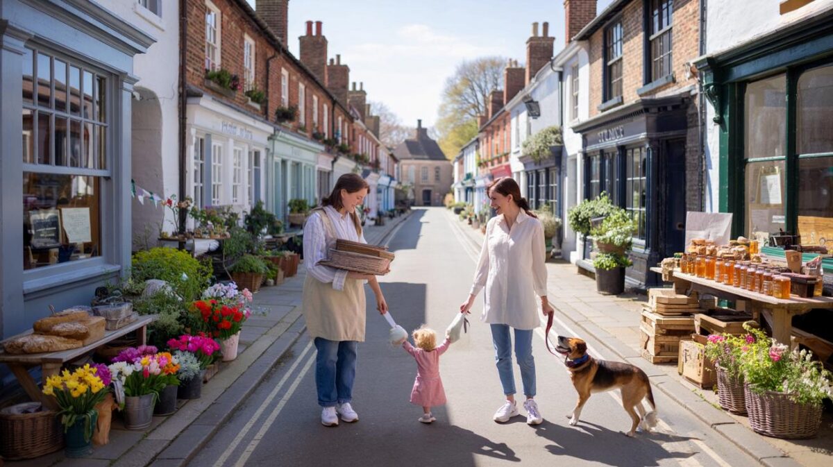 Sussex market town with 'big heart' named one of UK's most charming places to live